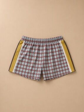 NEW - Satin Women's Shorts in Light Blue and Olive